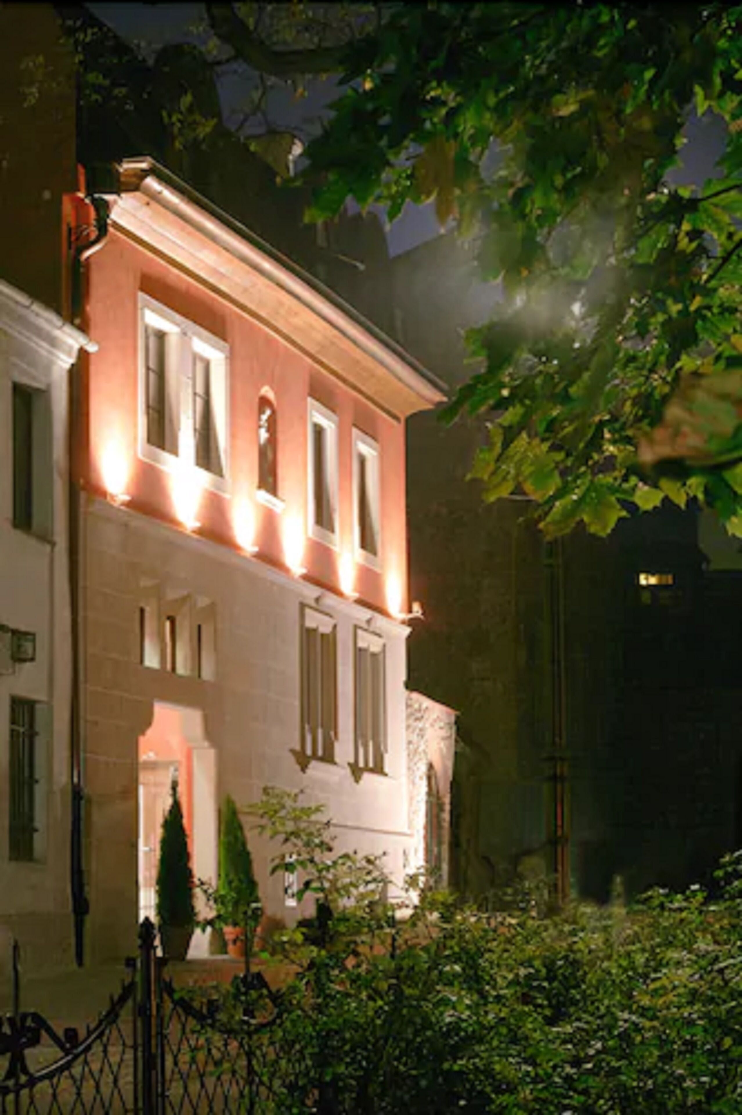 front of property – evening/night