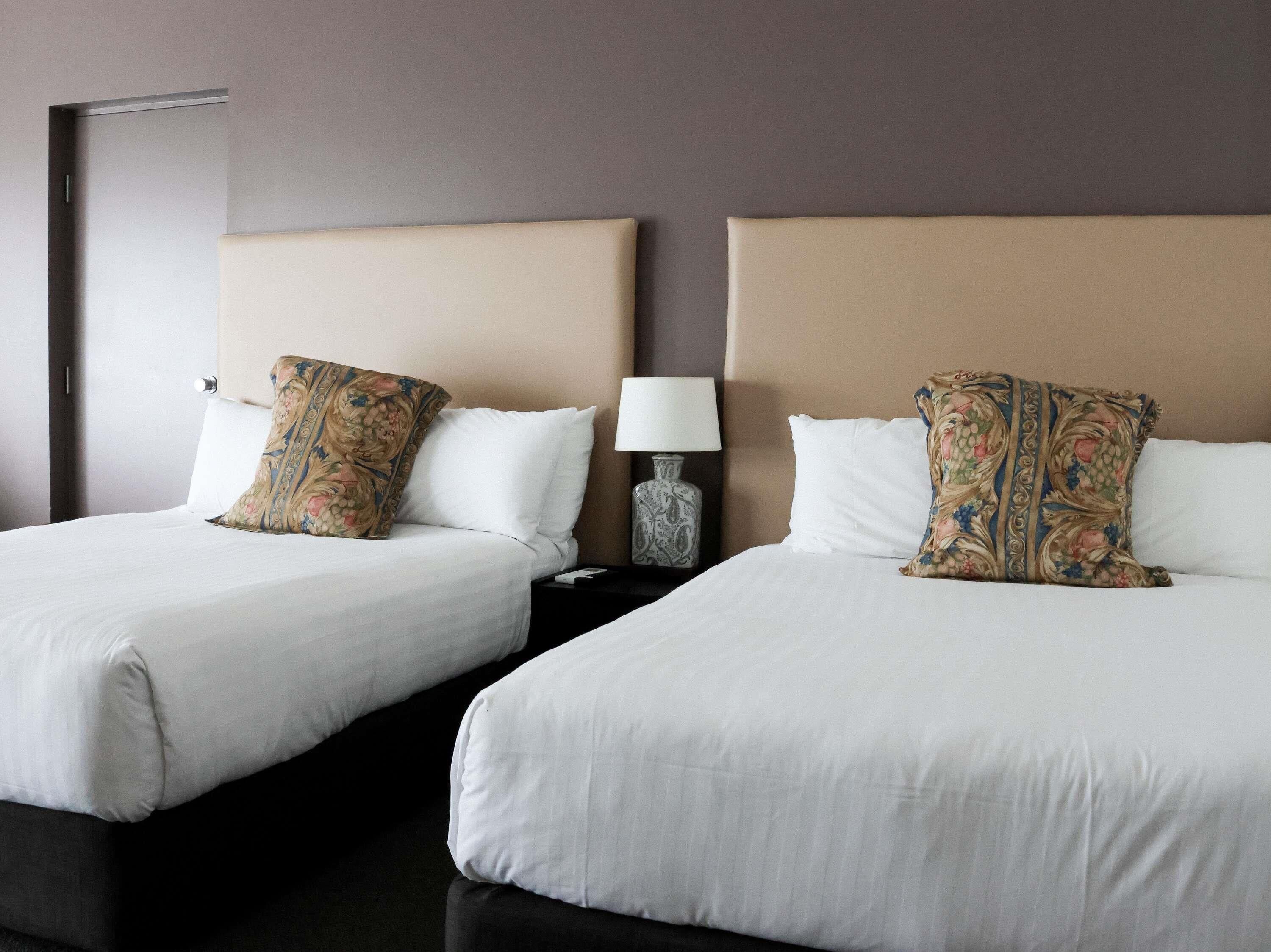 Studio, 2 Double Beds | Premium bedding, minibar, desk, laptop workspace