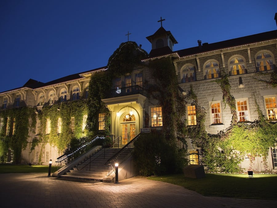 Front of property – evening/night