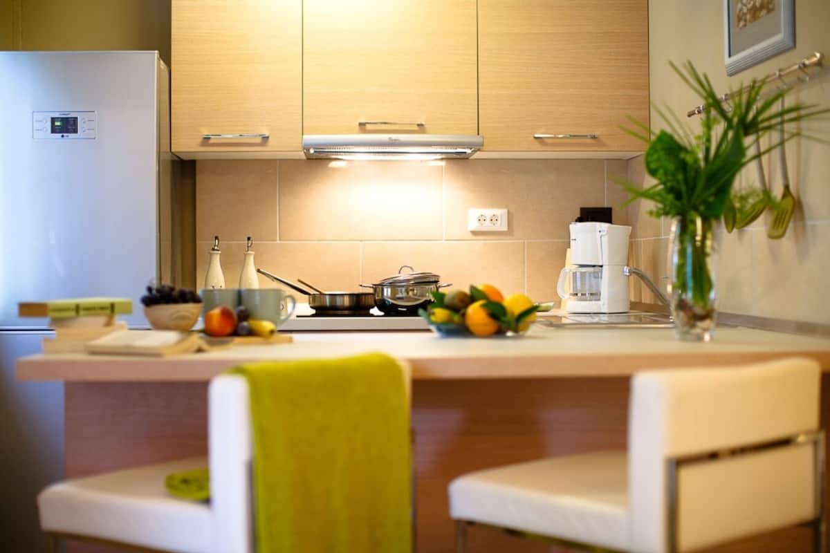 luxury studio apartment | private kitchen