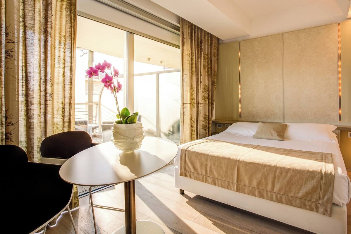 Chambre Double Confort pour 1 personne, terrasse (Junior)