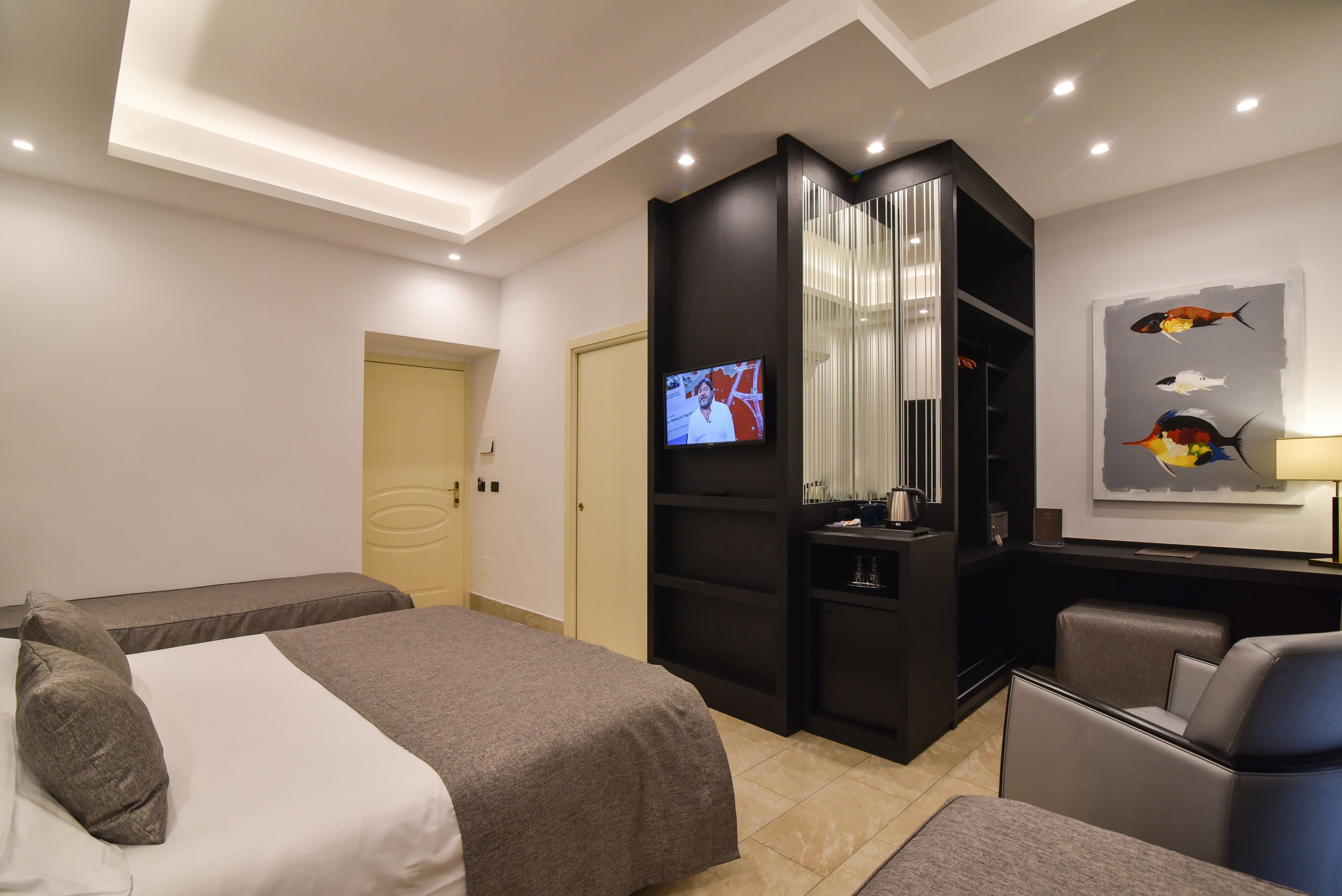quadruple room | premium bedding, minibar, in-room safe, individually decorated