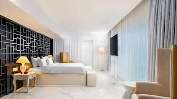 Presidential Suite, 1 King Bed | Hypo-allergenic bedding, down comforters, minibar, in-room safe
