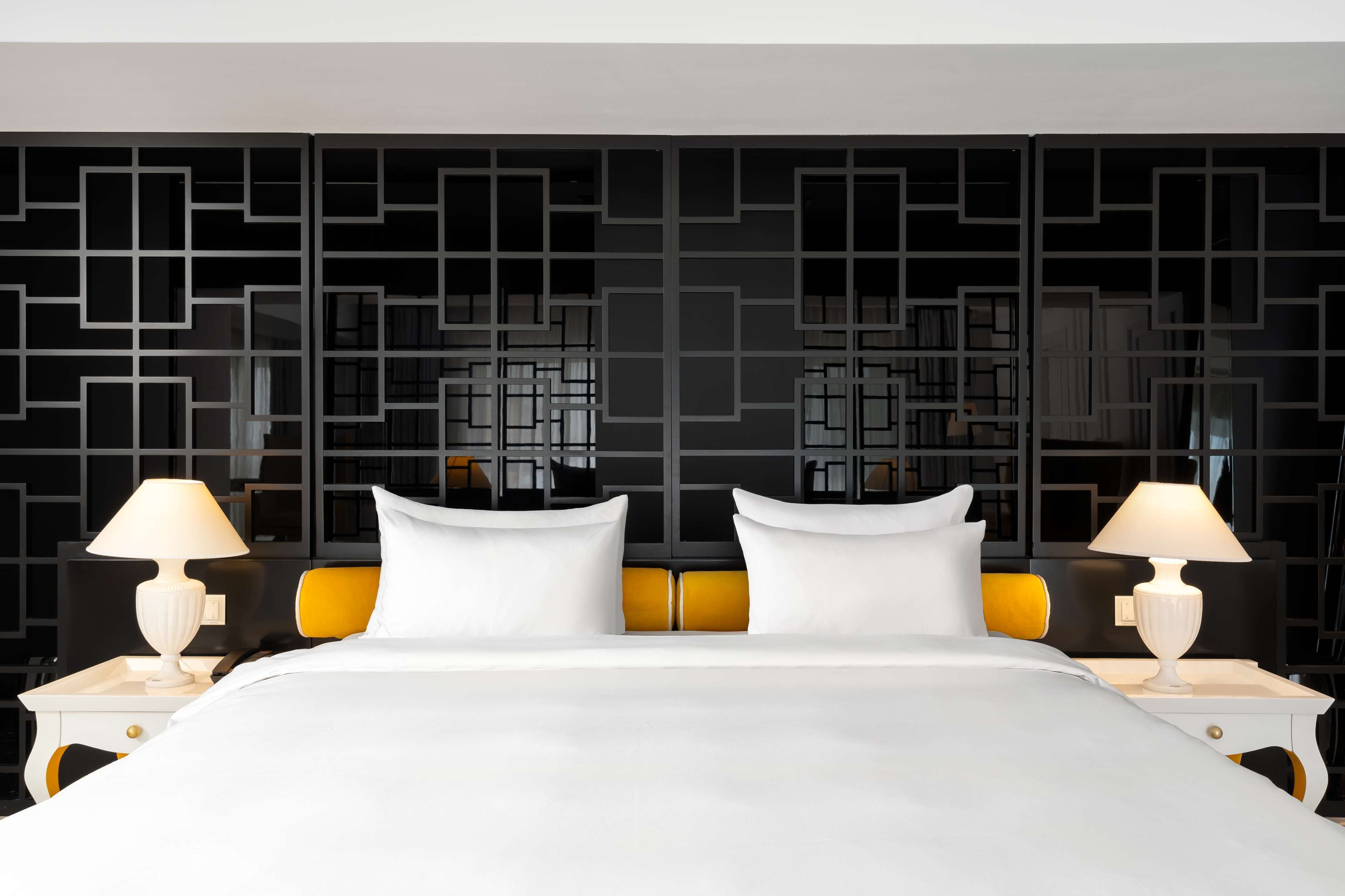 hypo-allergenic bedding, down duvets, minibar, in-room safe