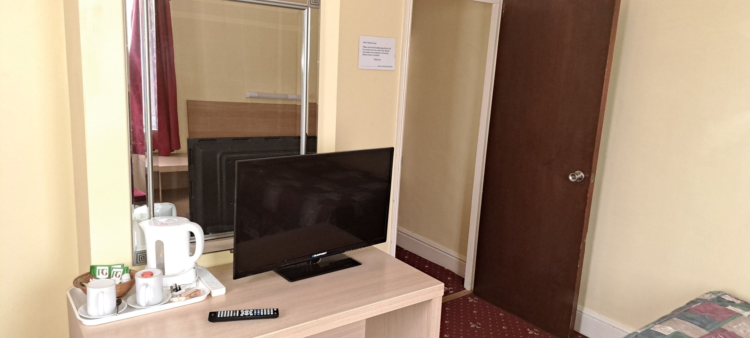 Desk, iron/ironing board, free WiFi