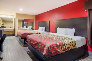 Standardzimmer, 2 Doppelbetten, Nichtraucher
