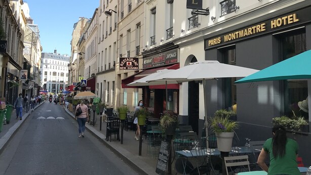 Vue sur la rue