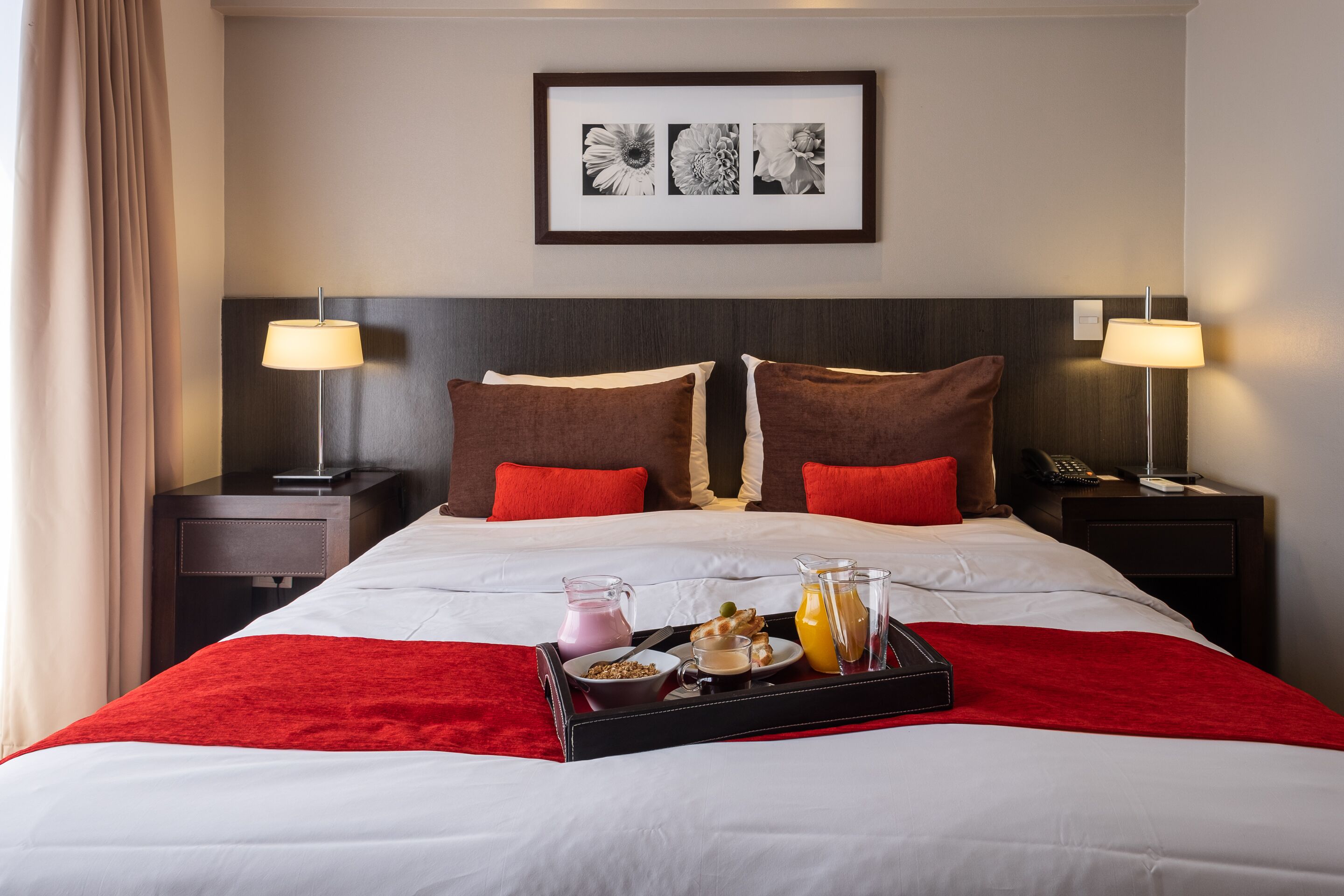 Peralatan tempat tidur premium, gebar bulu kapas, tilam berlapik 