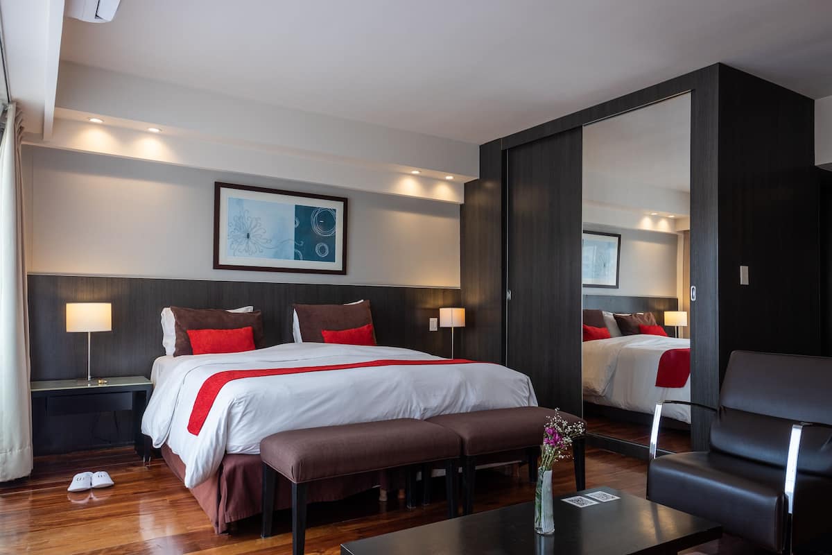 1 habitación, ropa de cama de alta calidad y cubrecamas