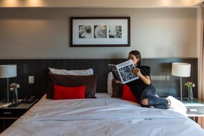 Luxury Suite, Terrace, City View | Premium bedding, down comforters, pillowtop beds, minibar