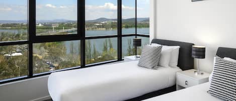 Pillow-top beds, minibar, in-room safe, desk