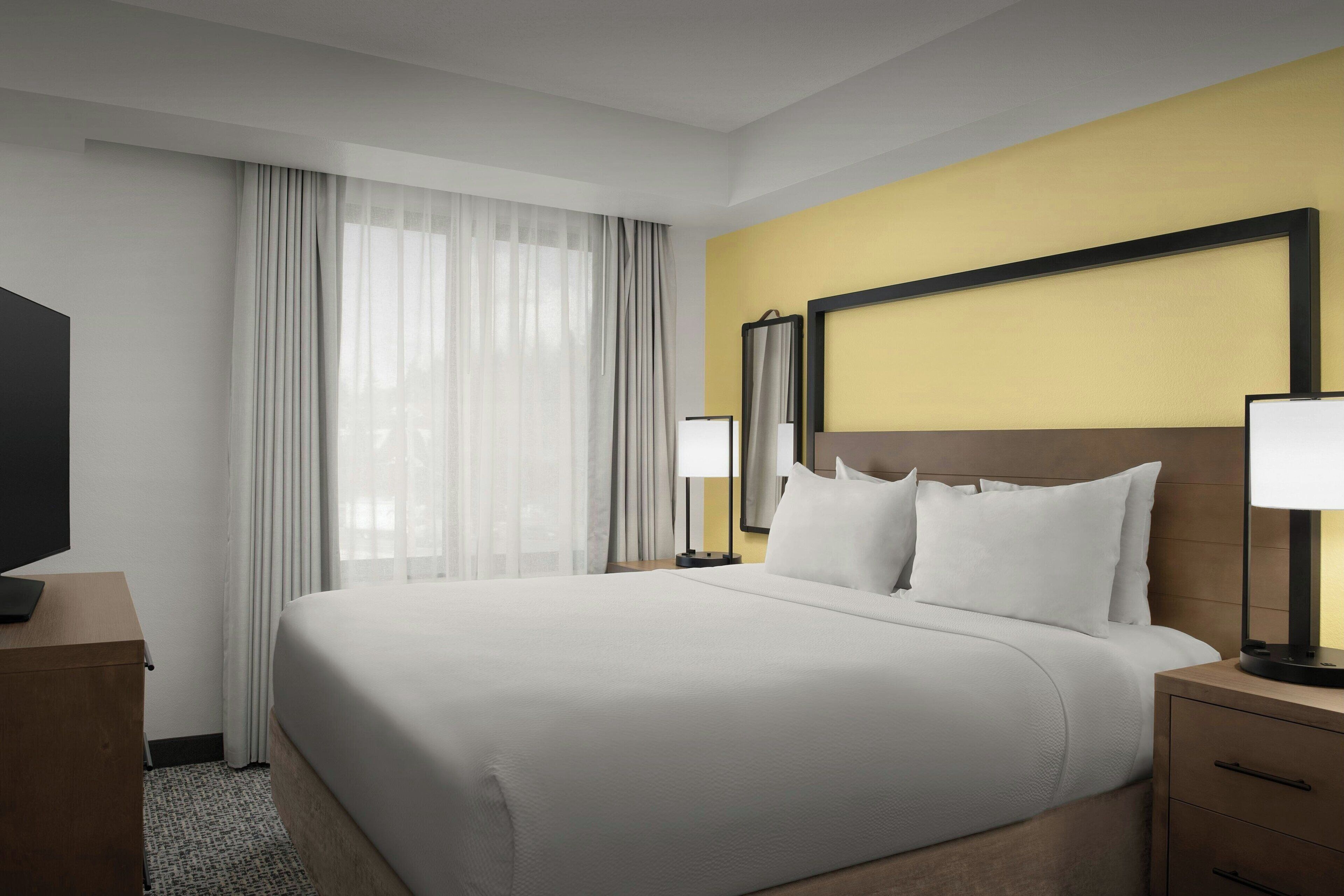 suite, 2 bedrooms | premium bedding, desk, laptop workspace, iron/ironing board