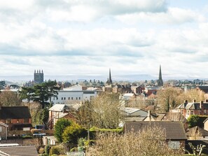 Chambre Standard double, salle de bain attenante | Vue depuis l’hébergement 