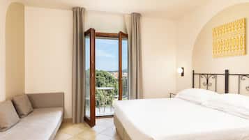 Chambre Supérieure Double ou avec lits jumeaux, vue mer | Vue de la chambre