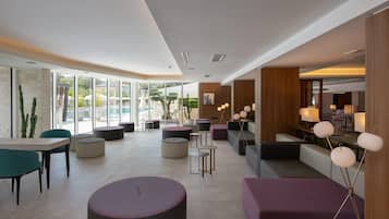 Sitteområde i lobbyen