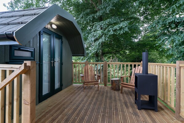 Woodland Hut | View from room - Tewinbury Farm Hotel (Hertford)