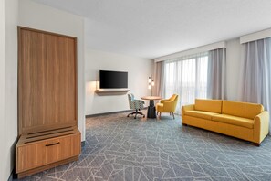 Studio, 1 kingsize bed met slaapbank, niet-roken | Luxe beddengoed, een bureau, verduisterende gordijnen