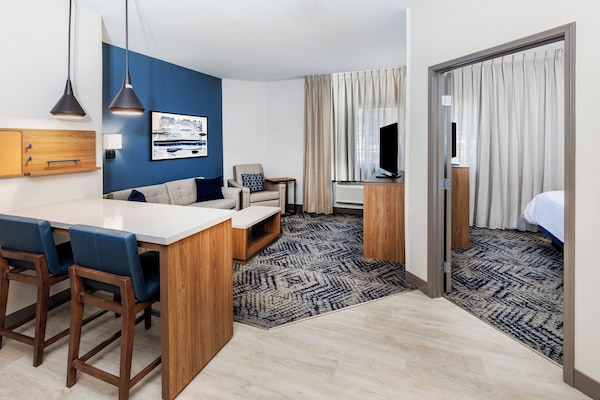 Suite, 1 Bedroom | Individually furnished, desk, laptop workspace, blackout drapes