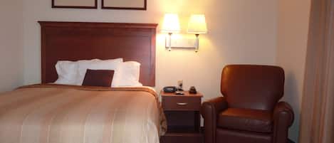 Desk, laptop workspace, blackout drapes, rollaway beds (surcharge)