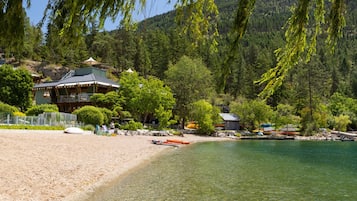 Private beach