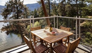 Two Bedroom Quarry Bay Villa | Balcony view - Outback Lakeside Vacation Homes (Vernon)