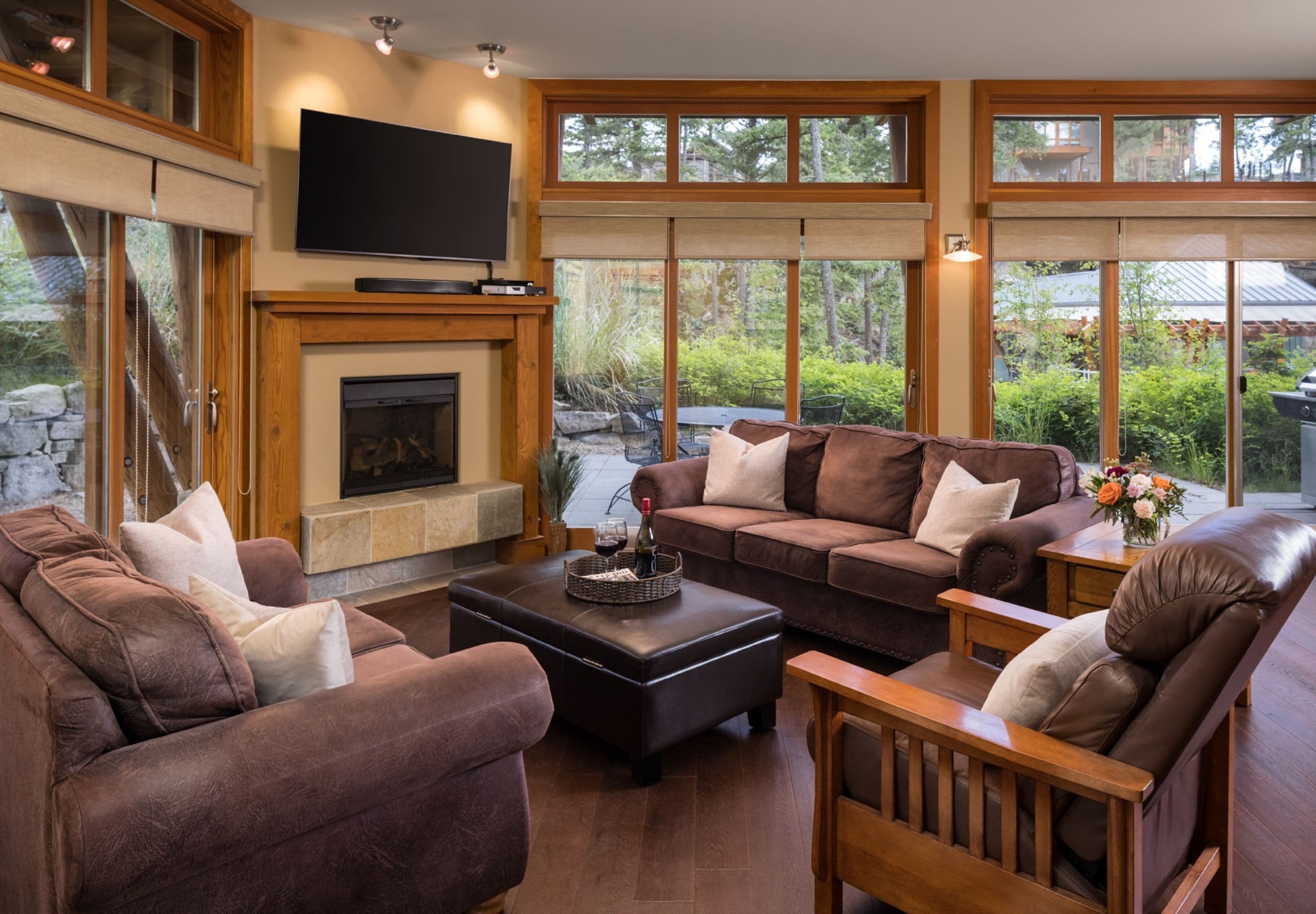 three bedroom south bay villa | living area | 32-inch flat-screen tv with cable channels, tv, dvd player