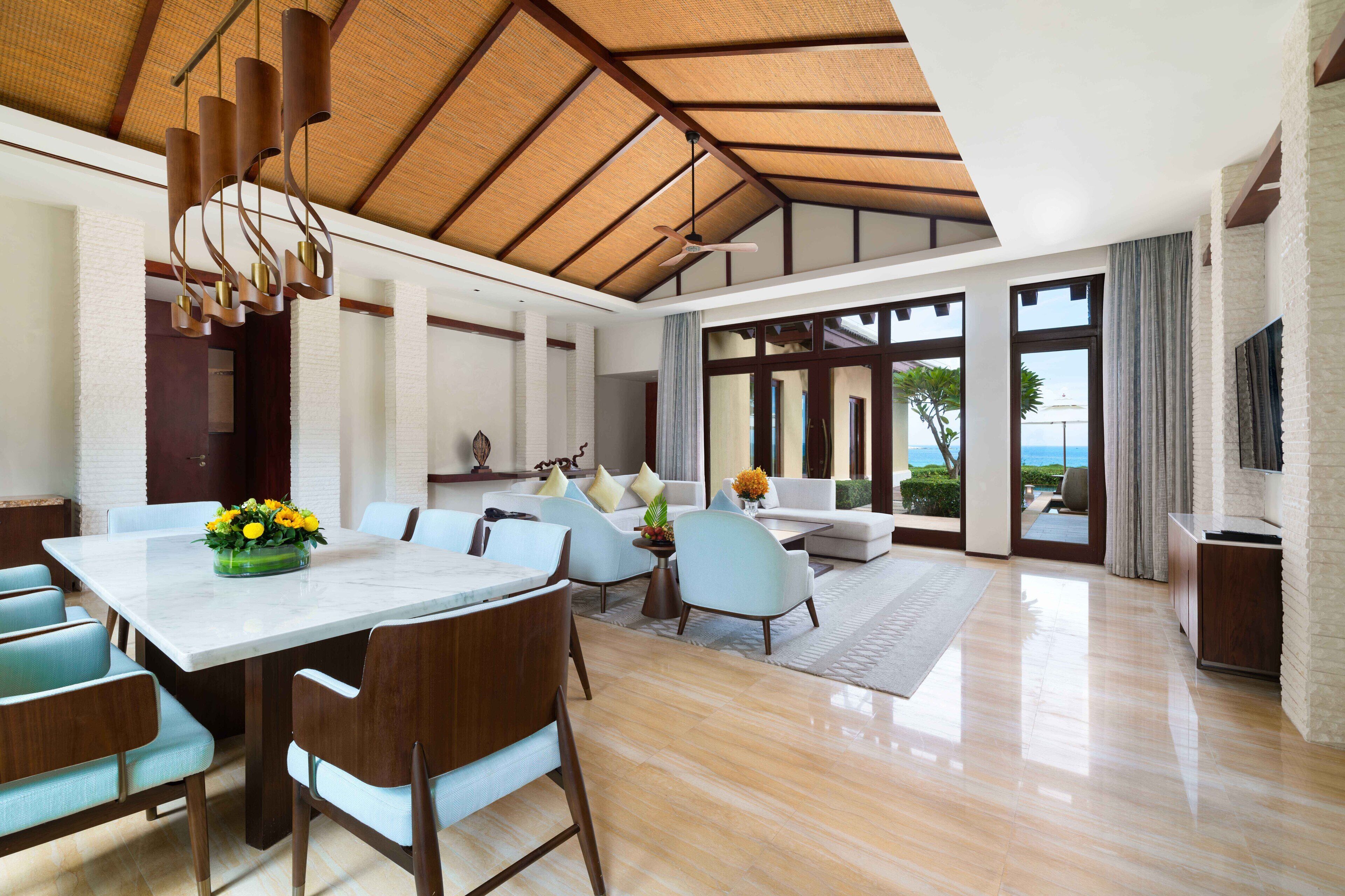 villa, 2 bedrooms, ocean view, oceanfront | private kitchen | fridge, coffee/tea maker, electric kettle, high chair