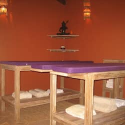 Sauna, hot tub, body treatments, aromatherapy, facials