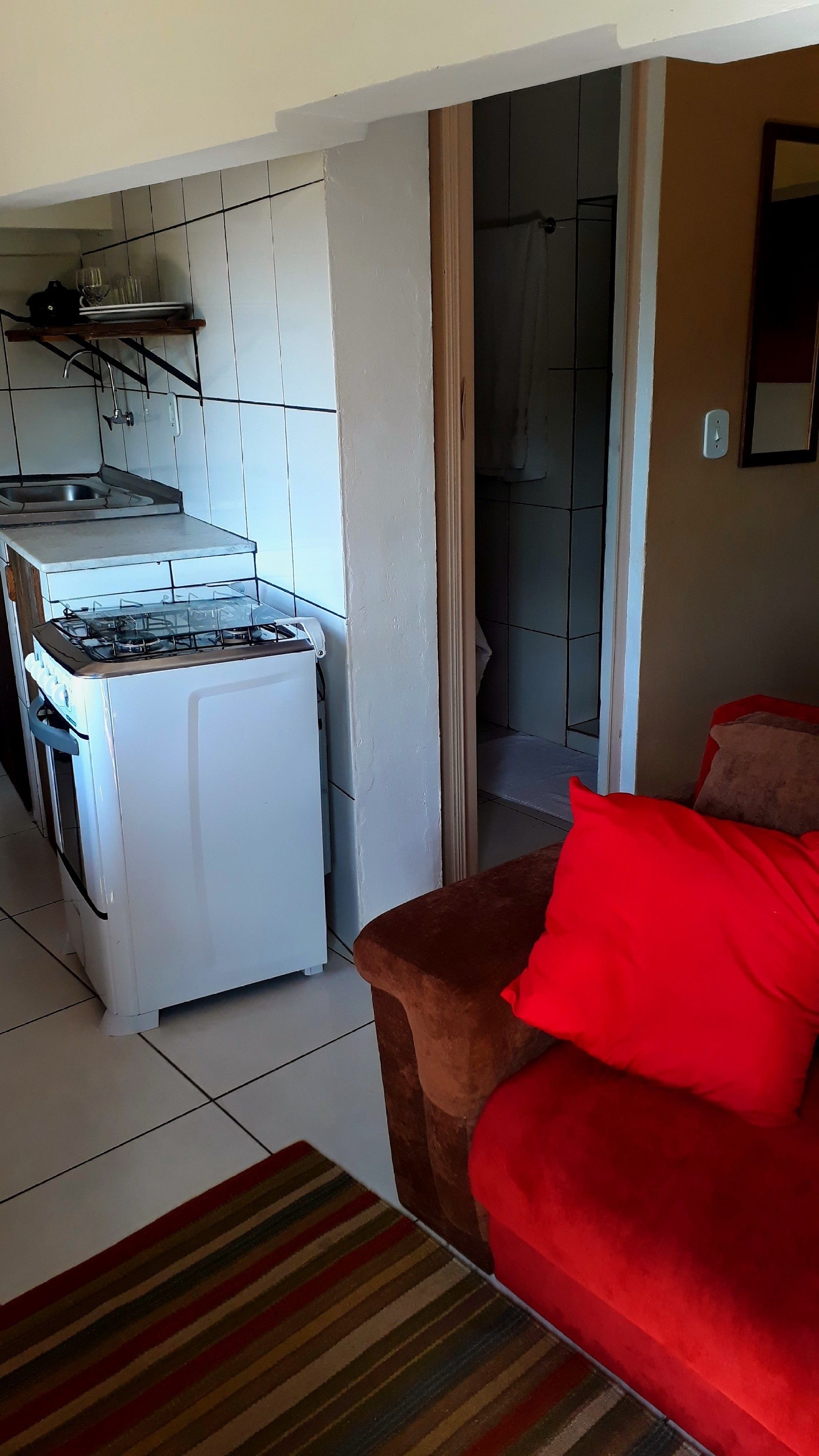 basic studio, 1 bedroom, city view, ground floor | bathroom | shower, rainfall showerhead, free toiletries, bathrobes