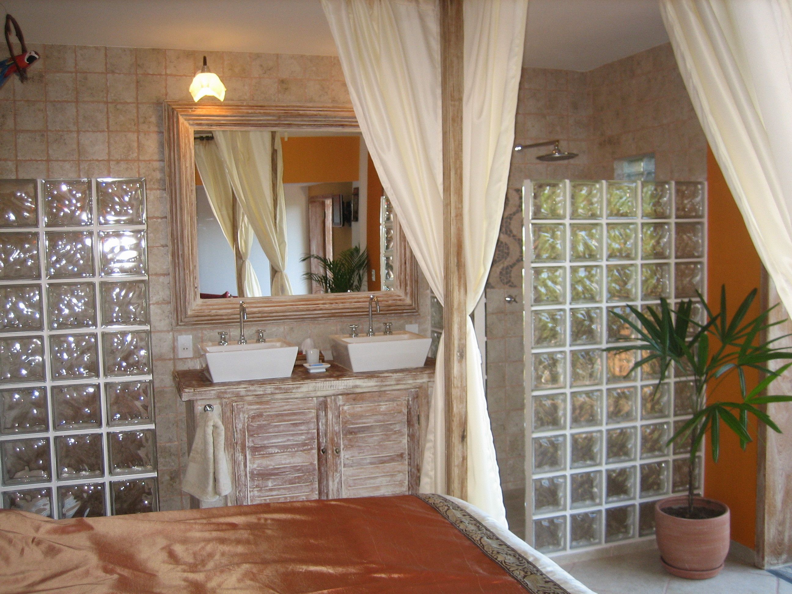 presidential suite, 2 bedrooms, lake view | bathroom | shower, rainfall showerhead, free toiletries, bathrobes