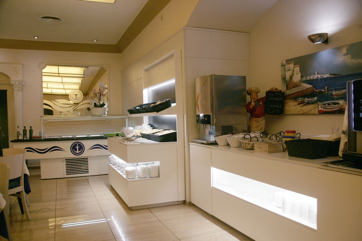 Frühstück und Abendessen, mediterrane Küche