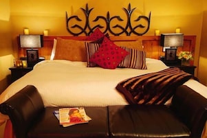 Premium bedding, individually decorated, individually furnished