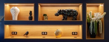 Sala de estar en el lobby