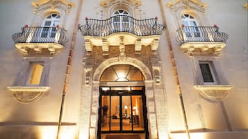 Front of property - evening/night