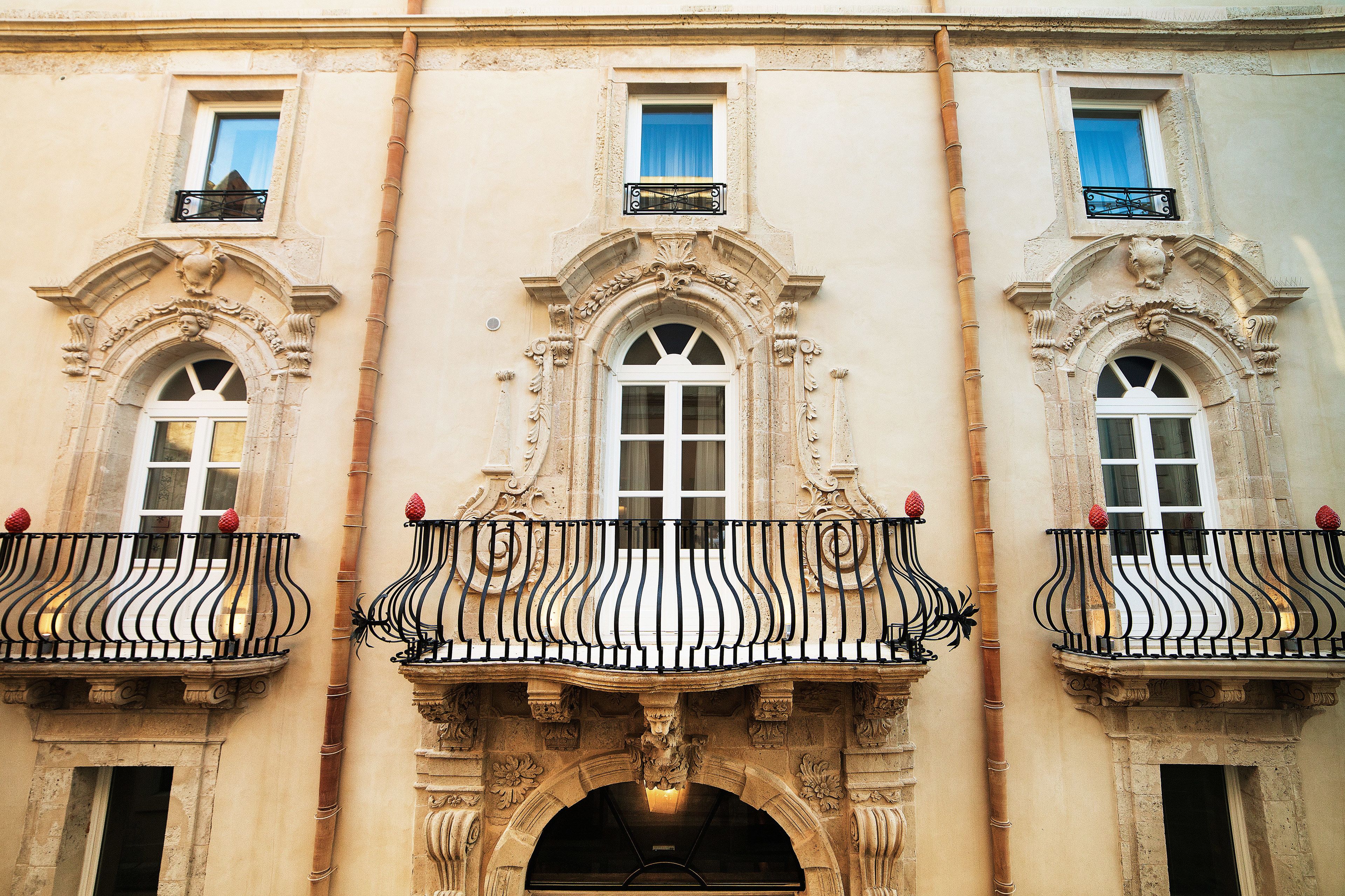 front of property – evening/night