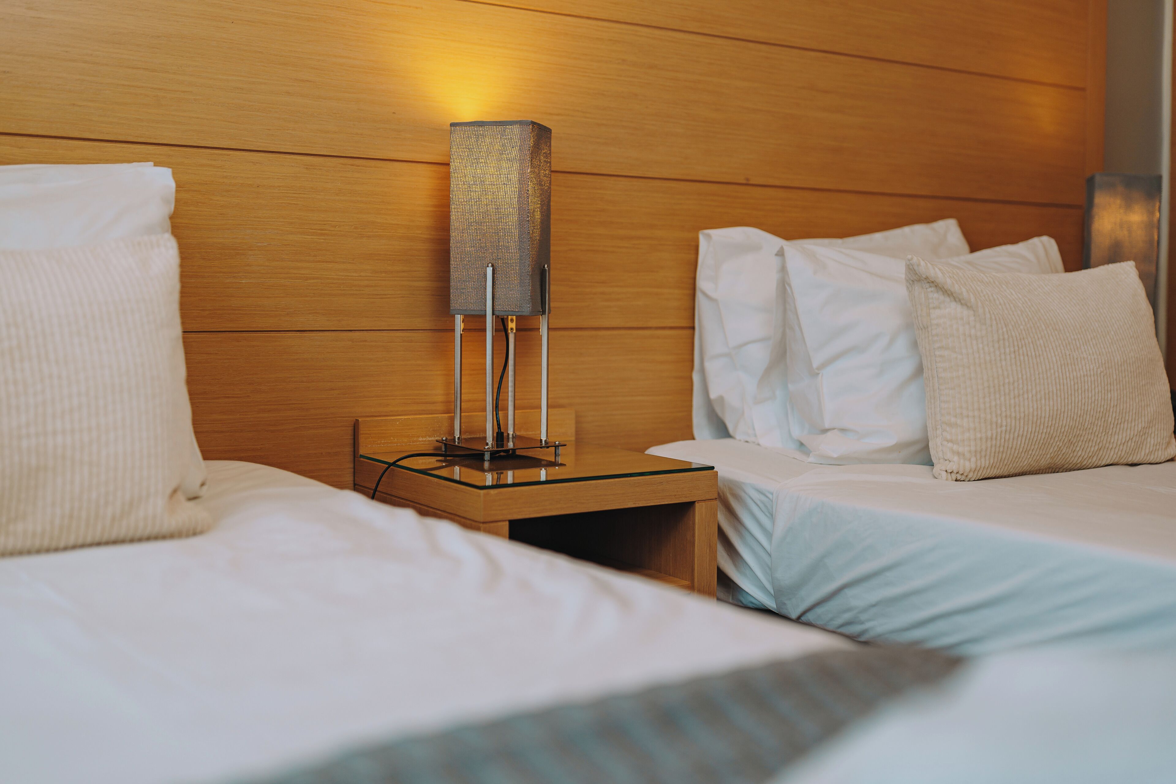 twin room | in-room safe, desk, blackout curtains, soundproofing