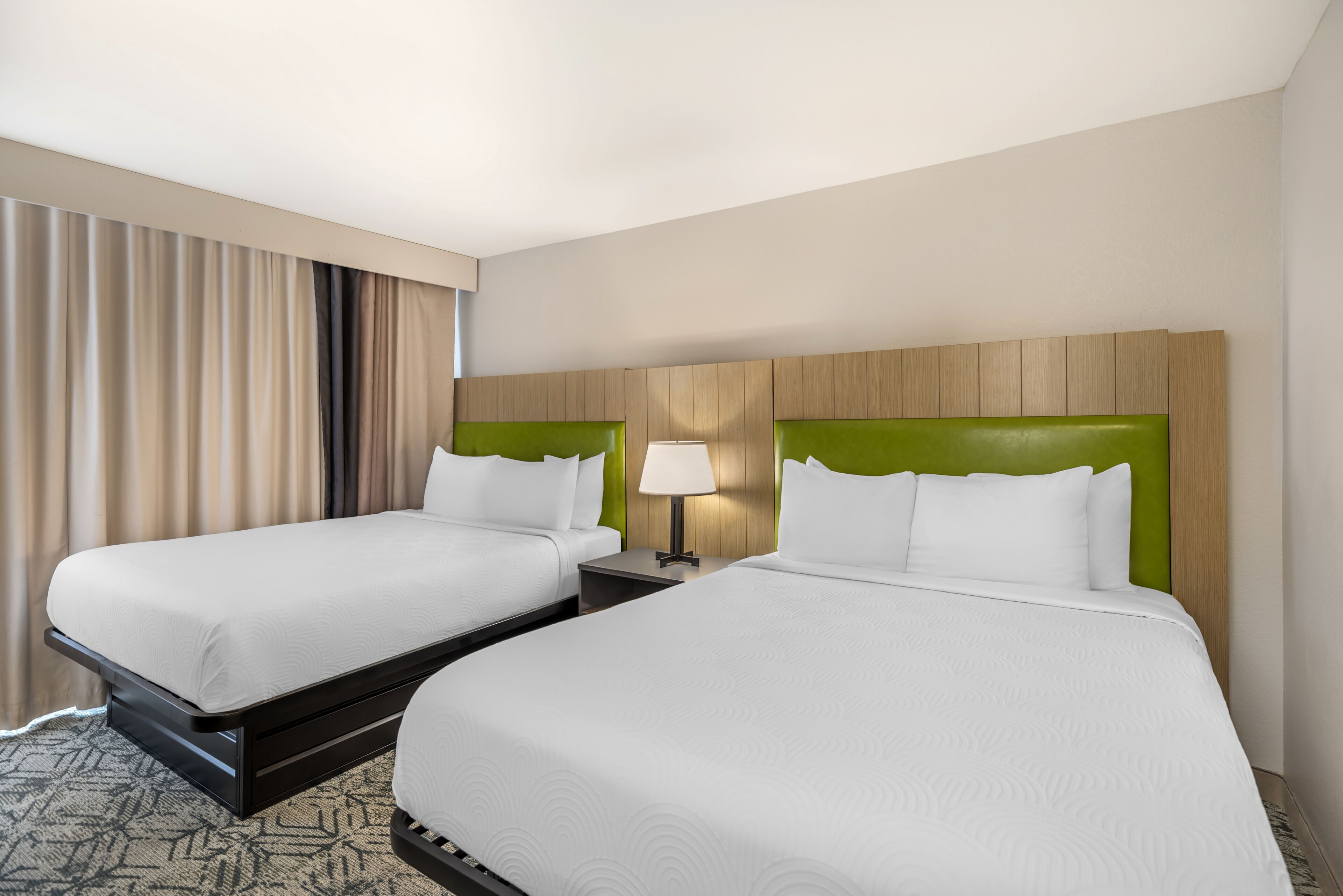 Room, 2 Queen Beds, Accessible, Non Smoking | 10 bedrooms, desk, blackout drapes, iron/ironing board