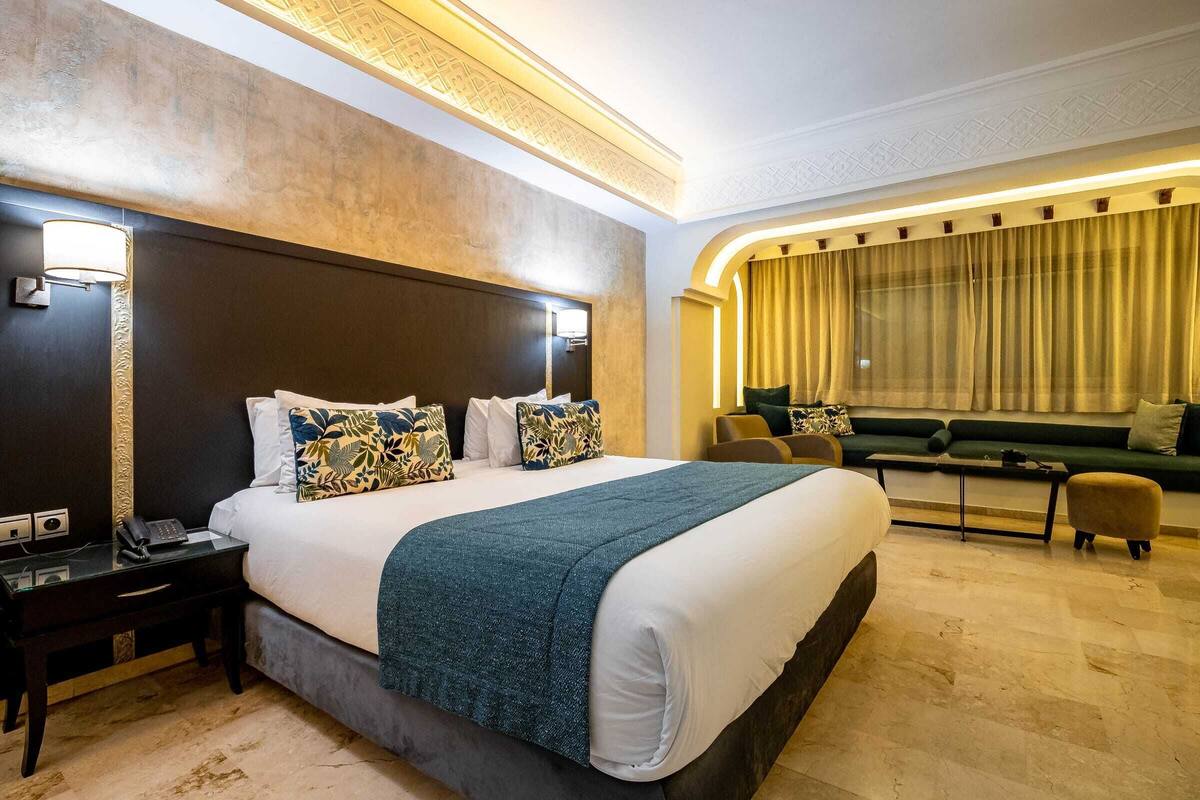 Literie de qualité supérieure, couette en duvet d'oie, minibar