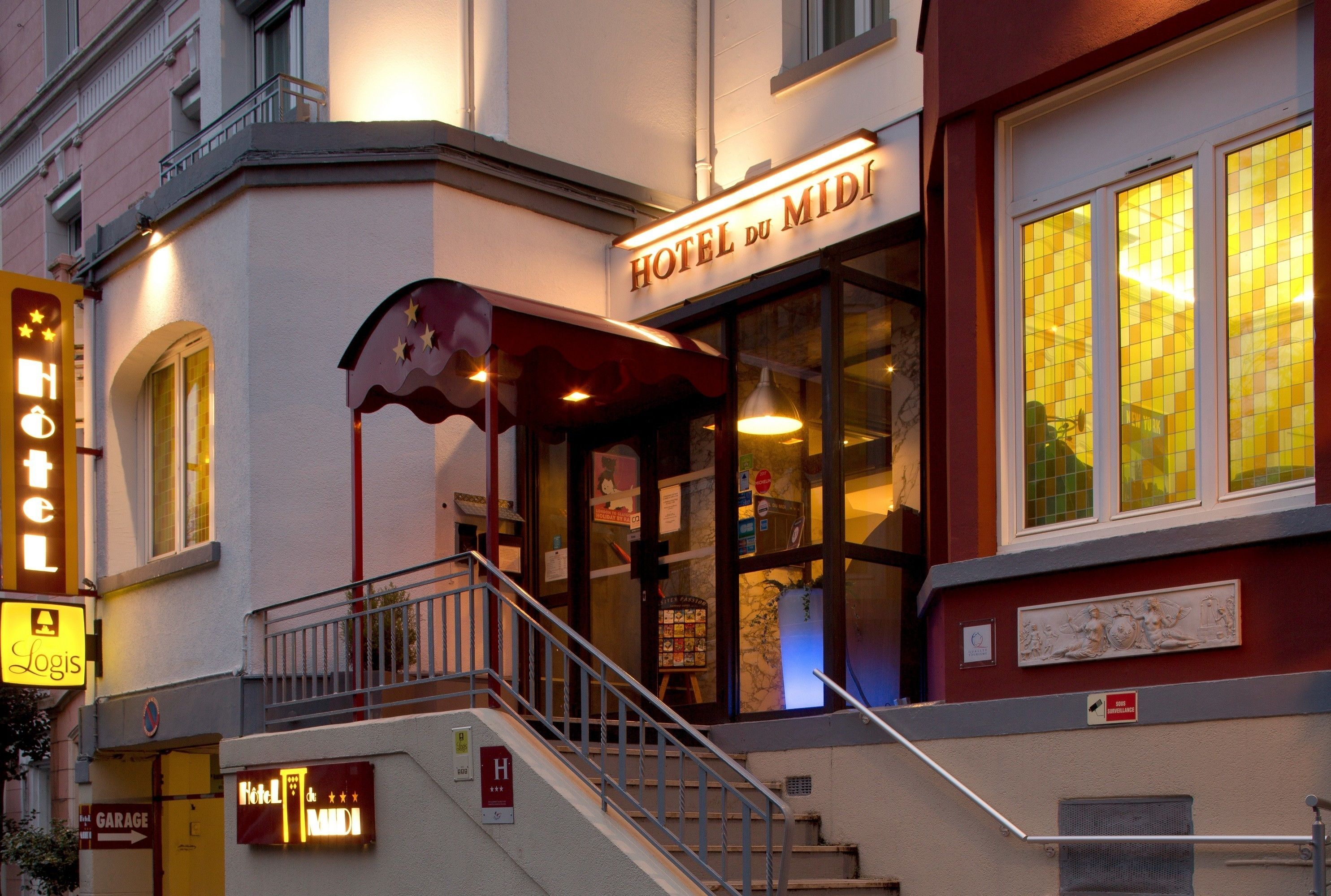 front of property – evening/night