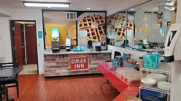 Petit déjeuner continental compris tous les jours