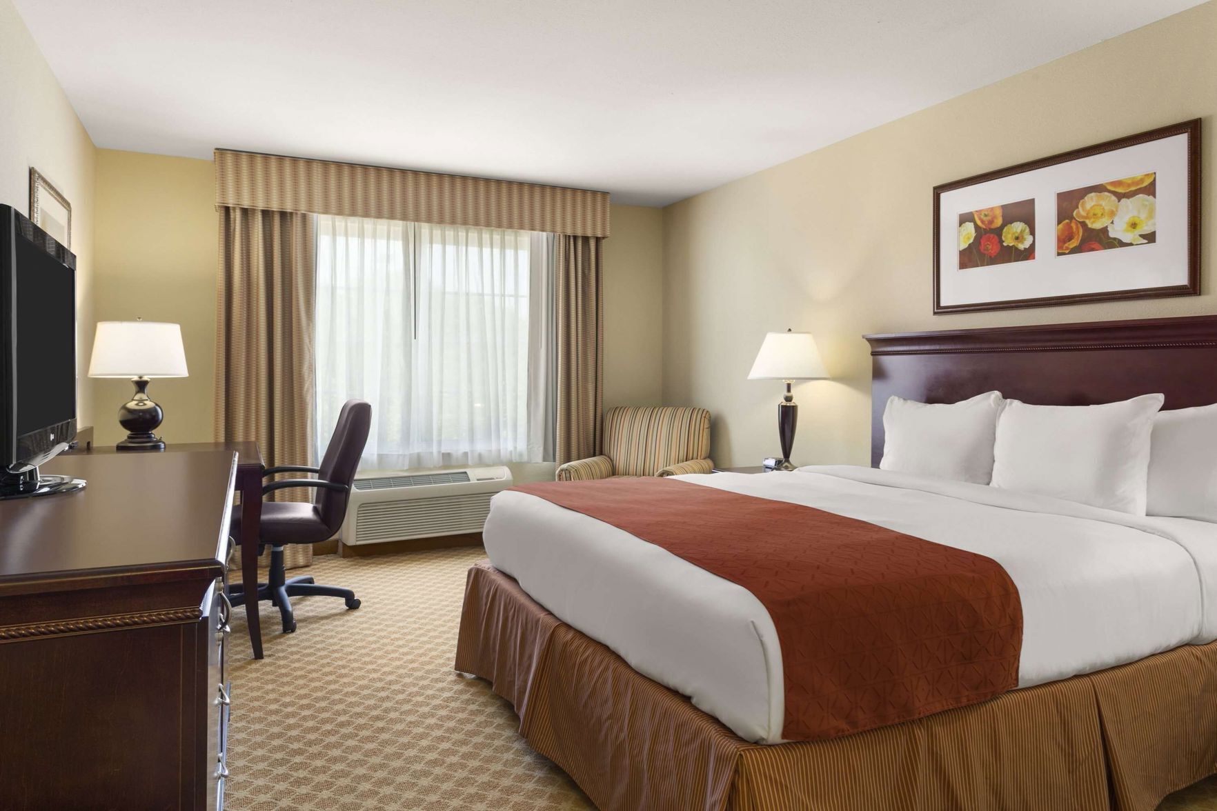 In-room safe, blackout drapes, iron/ironing board