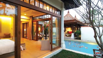 Pool Villa Suite | Hochwertige Bettwaren, Minibar, Zimmersafe, kostenlose Babybetten