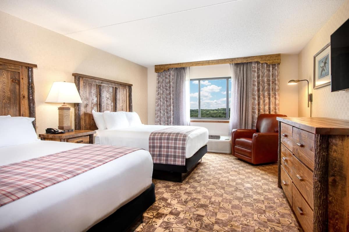 desk, blackout curtains, iron/ironing board, free wifi