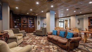 Área de estar no saguão