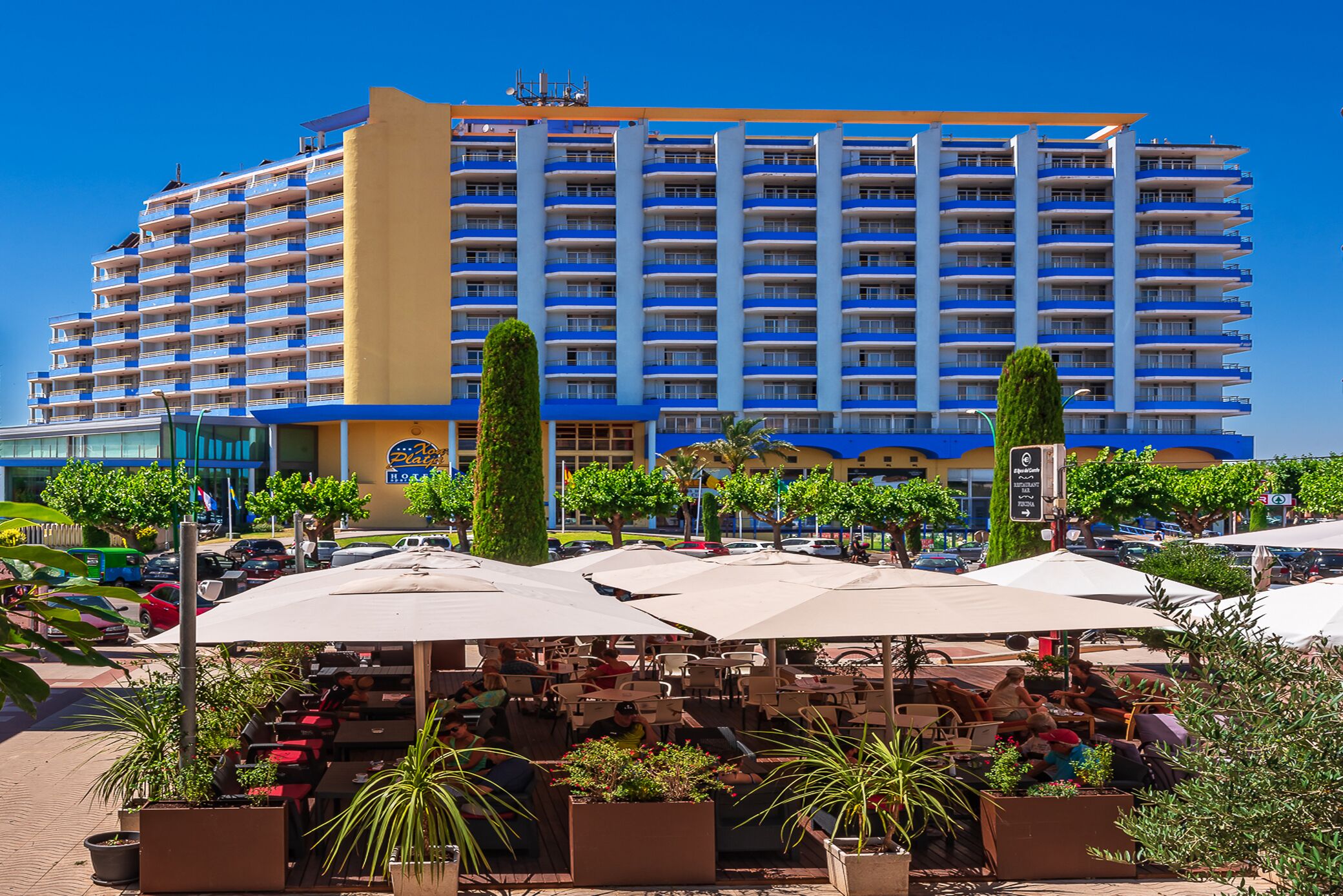 Façade de l’hébergement