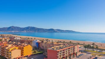 Uitzicht op strand/zee