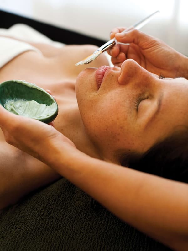 Experience rejuvenating facials in a serene spa setting.