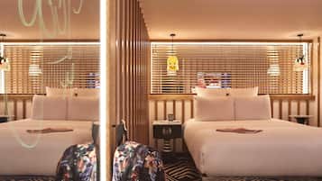 Sengetøy av topp kvalitet, safe på rommet, skrivebord og lydisolert