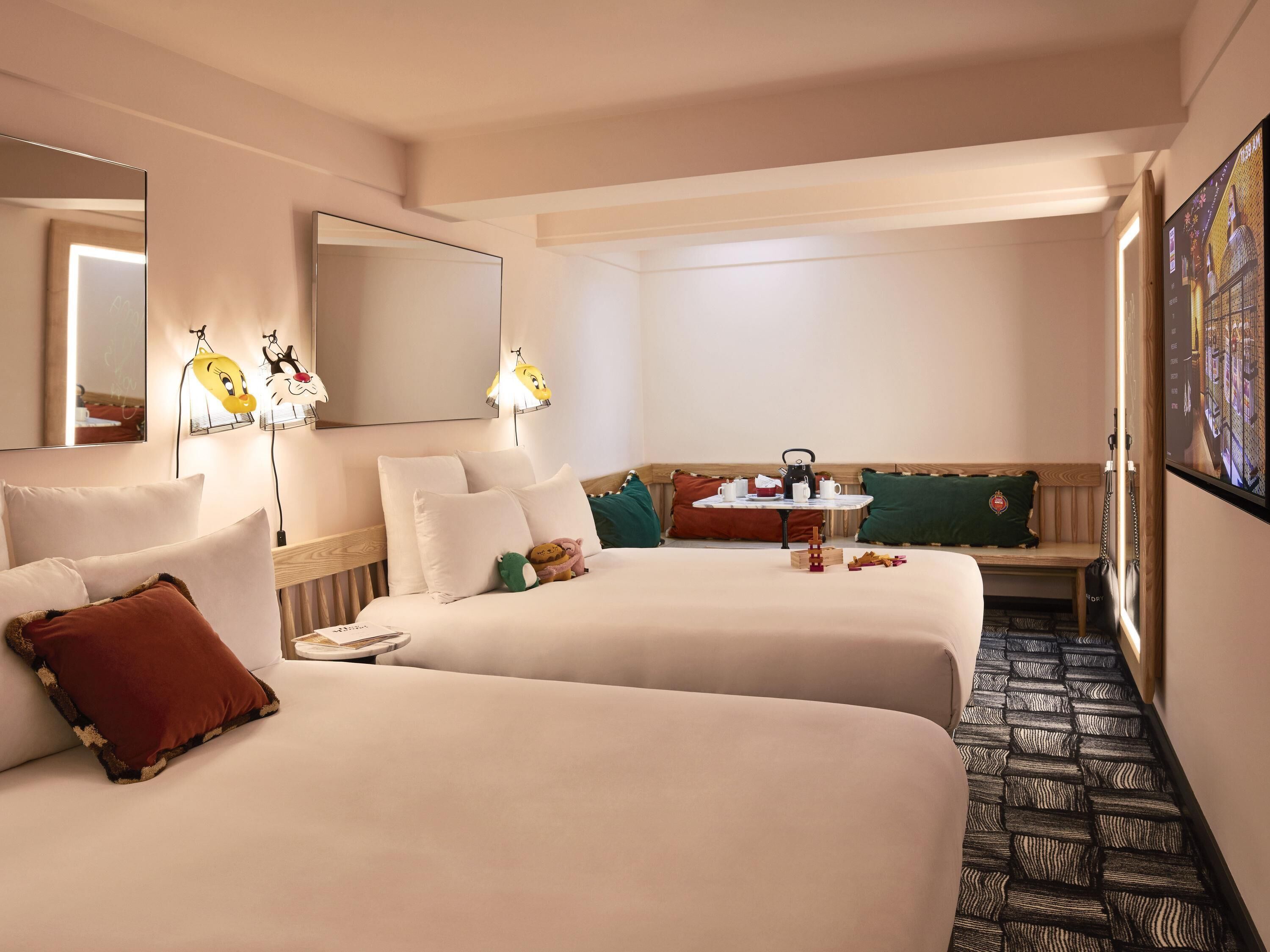 Chambre Double, 2 lits une place (Large Mama)