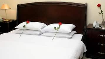 Pillow-top beds, in-room safe, rollaway beds, free WiFi